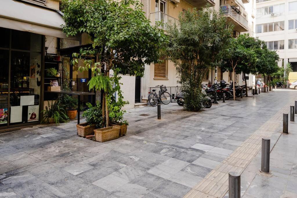 Modern Two Level Apartment In The Heart Of אתונה מראה חיצוני תמונה